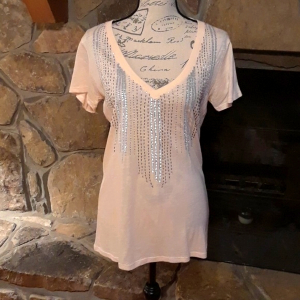 T4T Sustainable Apparel blinged T-shirt